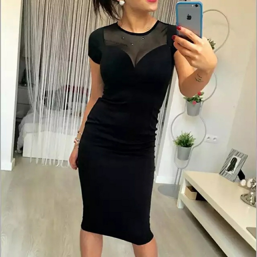 Women's Casual Mesh Dress